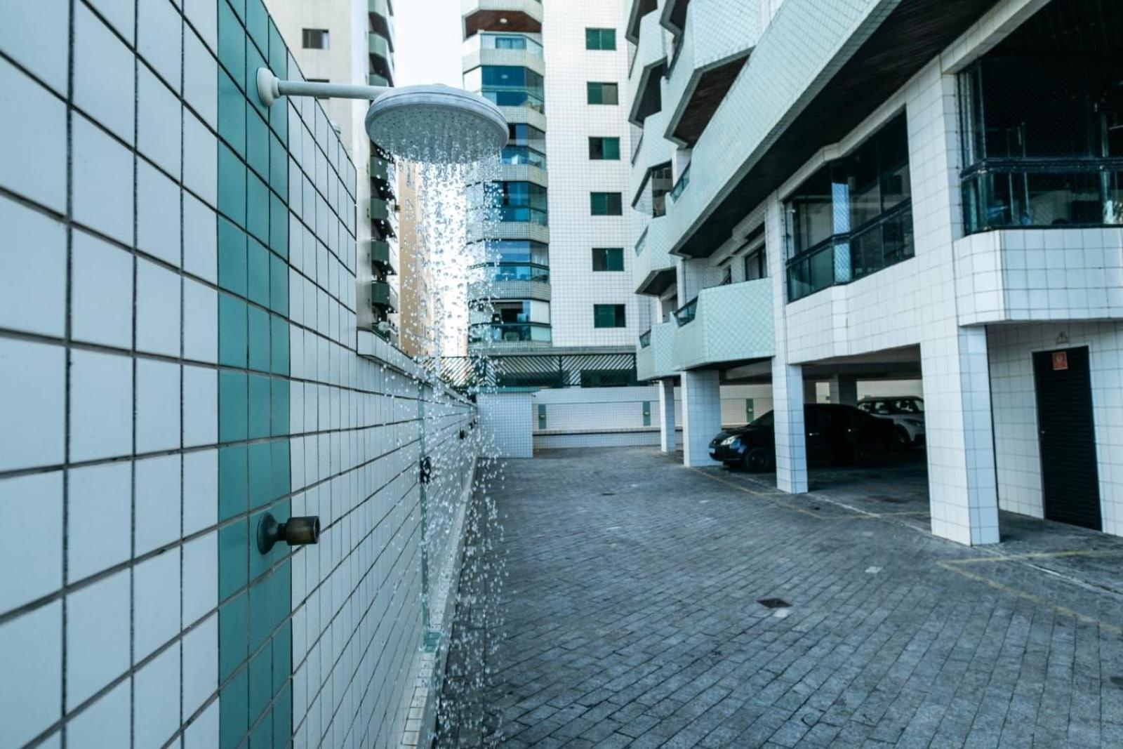 Frente Vista Mar Com Varanda Wi Fi 300Mbps E 10M Da Praia Da Tupi - Estacionamento Gratuito Praia Grande  Eksteriør bilde